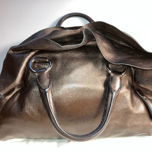 Authentic PRADA BAULETTO Purse Colour CACAO Mordore BL0542 Rare w/ Certificate - Picture 2 of 16